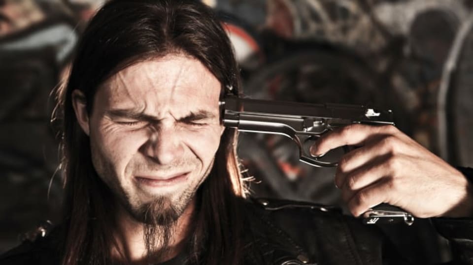 Sebevražda pistolí